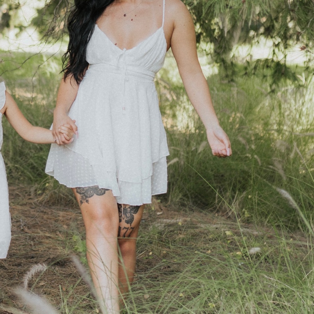 Dainty white dress